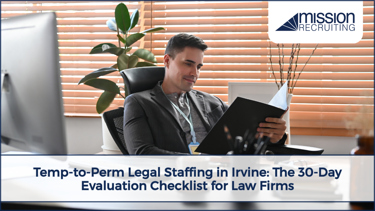 temp-to-perm legal staffing Irvine